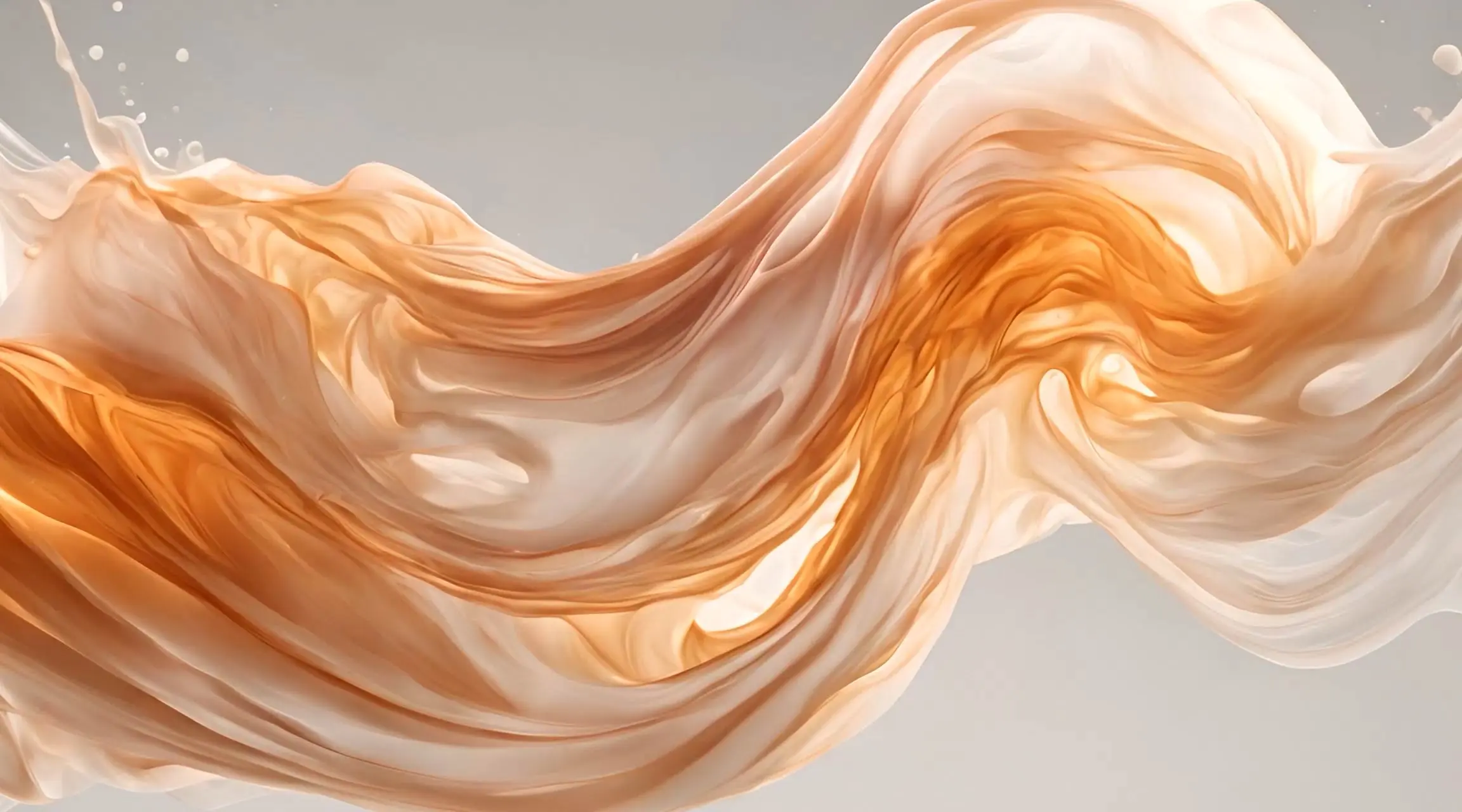 Creamy Swirls Elegant Liquid Backdrop